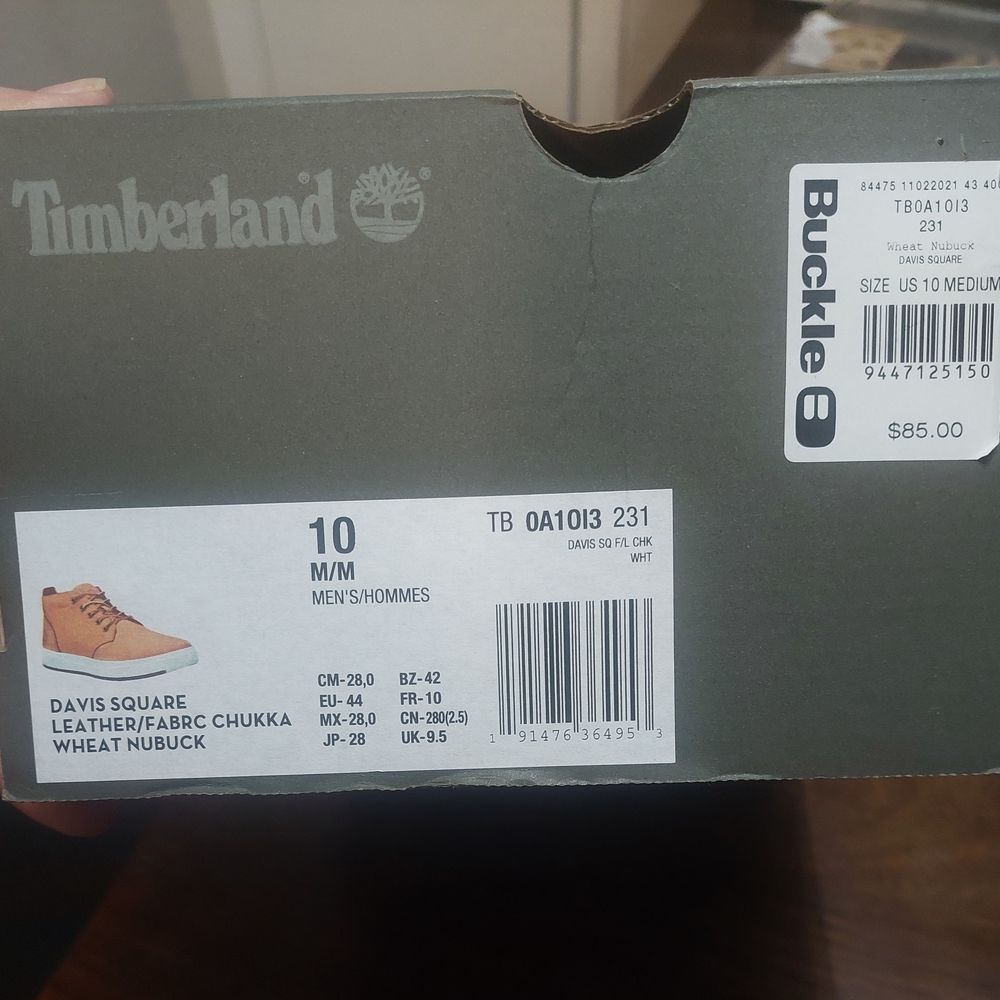 Timberland Tan Sneakers with Nubuck Leather and Rubber Sole - Picture 7 of 7